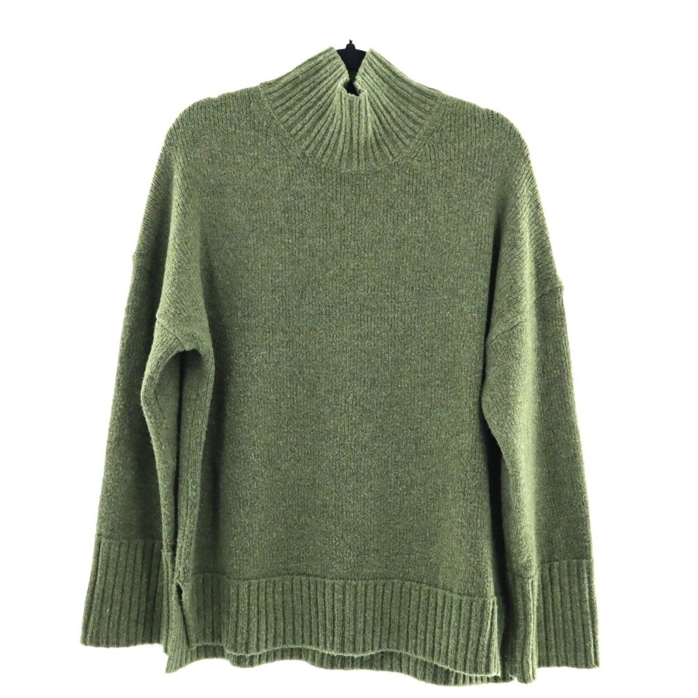 Abercrombie & Fitch High Neck Knit Sweater Womens M Cozy Autumn Thermal Winter